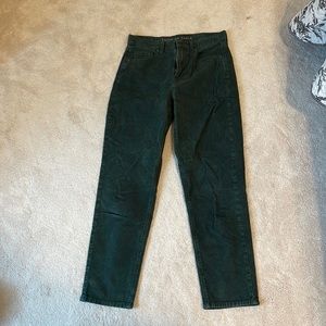 Dark green American Eagle size 4 regular corduroy pants